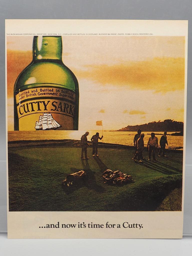 Vintage Magazine Ad Print Design Advertising Cutty Sark Scotch - $27.71