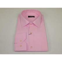 Men's Shirt By CASILA Turkey Cotton Blend Long Sleeves 502000-08 Solid Pink image 4