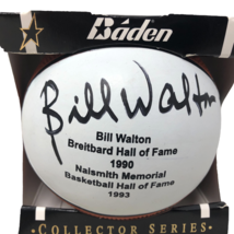 VTG Bill Walton Signed Baden Collector Series Mini Basketball Hall of Fame - $316.79