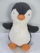 Jellycat London Bashful Penguin Small Dark Gray White Plush Stuffed Anim... - $16.83