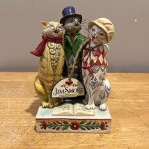 Jim Shore Heartwood Creek Enesco Caroling Cats 7&quot; Figurine - £31.22 GBP