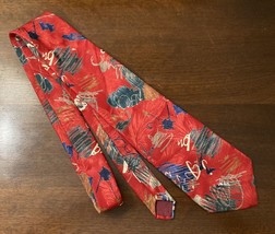 John Weitz Vintage Abstract Tie Colorful - £5.34 GBP