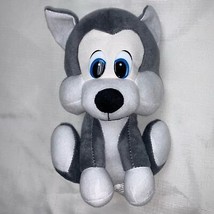 Gray Wolf Dog Plush Stuffed Animal 10” Peek A Boo Toys Stuffie Plushy - £16.33 GBP