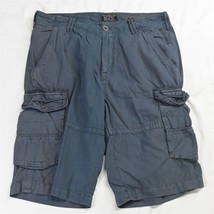 Buckle Black 32 x 24&quot; Dark Blue Ripstop Athletic Fit Cargo Shorts - $19.99