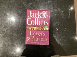 Jackie Collins Lovers &amp; Players Hardcover Book Romance Women&#39;s Fiction 1... - £9.45 GBP