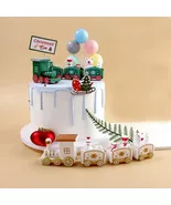 Plastic Christmas Train Decoration – 2025 Holiday Ornament &amp; Home Décor - $5.99