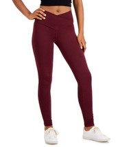 Jenni Womens On Repeat Crossover Full Length Legging size Large Color Plum Wine - £27.69 GBP