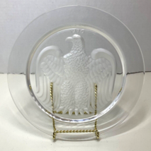 Lalique Crystal Plate Bicentennial Eagle Limited Edition Christmas Annual 1976 - $29.00