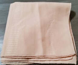 Peach Linen Set 4 Dinner Napkins 17&#39;&#39; Square Dining Home Accesories Accents - $16.70