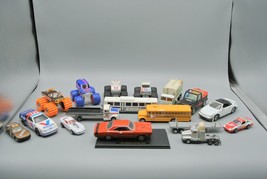 Road Champs Diecast Lot of 16 Dodge Super Bee Cars Buses Monster Trucks &amp; More - £39.64 GBP