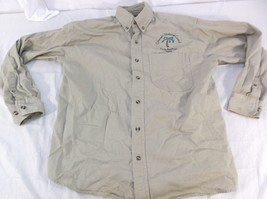 COLORADO NATIONAL GUARD FAMILY READINESS 2004 TAN LONG SLEEVE BUTTON UP ... - $22.67