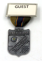 VTG American Legion 59th National Convention Badge Medal 1977 Denver Colorado - £10.06 GBP