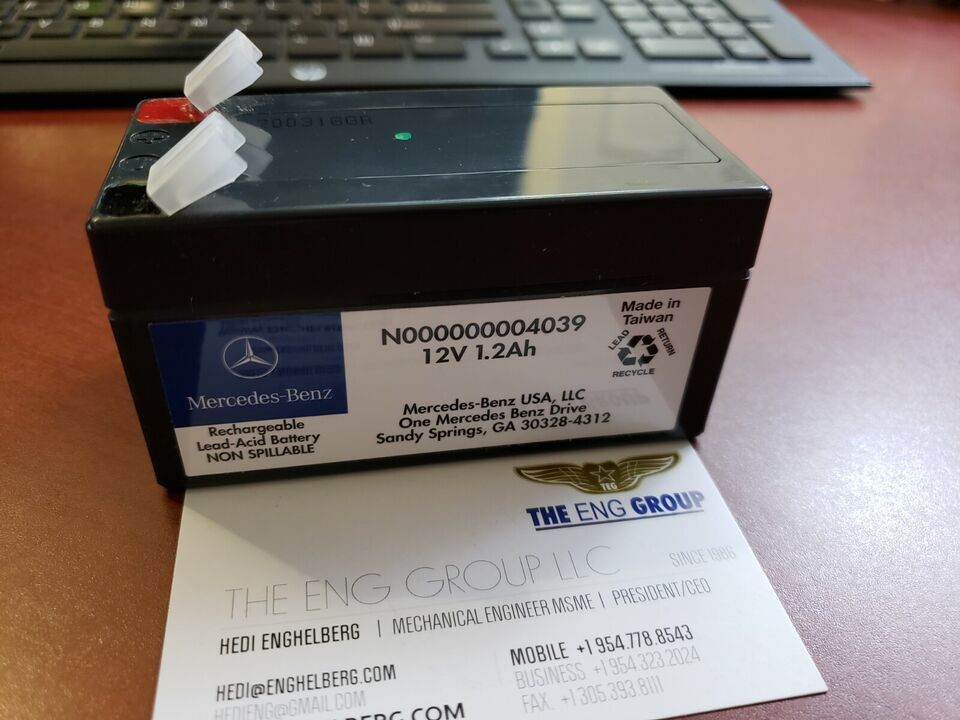 NEW/OEM MERCEDES-AMG AUXILIARY-SECONDARY SUPPORT BATTERY N000000004039EN... - $65.30