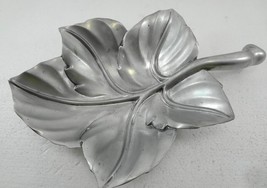 Royal Hickman RH-1 Bruce Fox Signed Leaf Dish Bowl Platter 15 x 10 MCM V... - £32.92 GBP