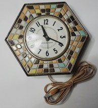 Vintage GE Kitchen Soffit Electric Wall Clock-General Electric-Model 2118A Works - £19.37 GBP