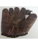 VINTAGE 1930&#39;S SPALDING BASEBALL GLOVE MITT RAINEY TRAP WEB LEFT HANDED ... - $532.45 CAD