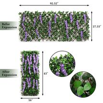 DOEWORKS Expandable Faux Ivy Privacy Fence Screen for Balcony Patio Outdoor - $71.74