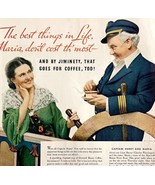 Maxwell House Coffee Capt Henry Maria 1934 Advertisement Full Lithograph... - £31.41 GBP