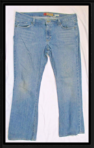 Old Navy Boot Cut Ultra Low Waist Stretch Jeans Size 16 Short 41&quot; Waist ... - $14.84
