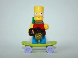 Bart Simpson The Simpsons Cartoon Building Minifigure Bricks US - £5.27 GBP