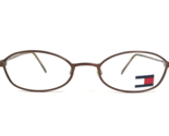 Tommy Hilfiger Eyeglasses Frames TH236 078 Brown Red Round Full Rim 47-1... - $46.53