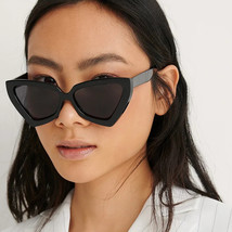 Large Frame Cat Eye Sunglasses,Retro Sunglasses for Men &amp; Women,Trendy S... - £14.94 GBP