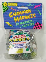 Champion Marbles 50 Marbles + 1 Shooter by Imperial Toy Corporation Unopened Bag - £12.47 GBP