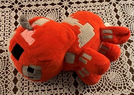 Mojang Jinx Minecraft Mooshroom Red Bull Cow S2017 Stuffed Plush Toy Wit... - £8.22 GBP