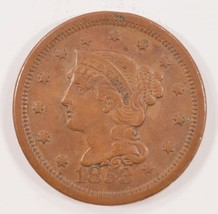 1853 1C Grand Cents En Extra Fin XF État, Marron Couleur, Beau Détail - $108.19 CAD