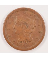 1853 1C Grand Cents En Extra Fin XF État, Marron Couleur, Beau Détail - $107.83 CAD