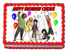 BIG HERO 6 Edible Cake Image Cake Topper - £8.11 GBP+