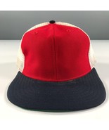 Vintage Trucker Hat Navy Blue Red and White Boys Youth Size New Era Pro ... - £8.14 GBP
