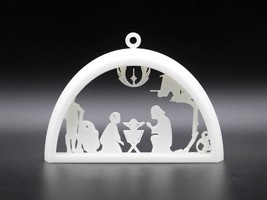 Star Wars Nativity Ornament | May the force be merry with you this Chris... - £5.58 GBP