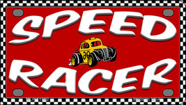 Speed Racer Novelty Mini Metal License Plate Tag - £12.13 GBP