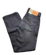 NEW Levis 514 Straight Jeans 12 Regular 26x26 Boys / Mens Dark Wash Adju... - $46.39