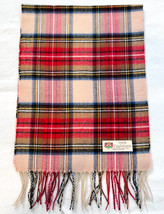 Women&#39;S 100% Cashmere Scarf/Wrap Made In England Plaid Multicolor #1008 ... - $19.78