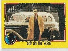 M) 1990 Topps Dick Tracy Trading Card #24 Cop on the Scene - $1.97