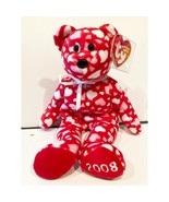 Hearts-A-Flutter Valentine Bear Ty Beanie Baby MWMT Collectible Retired - £11.75 GBP