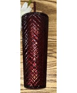 Starbucks Jeweled Burgundy Merlot 24oz Tumbler Fast Ship Rare Venti Cup - $21.33 CAD