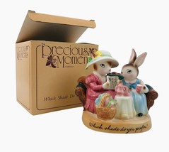 Avon Precious Moments Figurine Which Shade Do You Prefer Enesco Porcelain Japan - £12.64 GBP