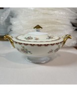 Royal Embassy China Covered Casserole Dish RUTLAND Japan Footed - $90.67 CAD