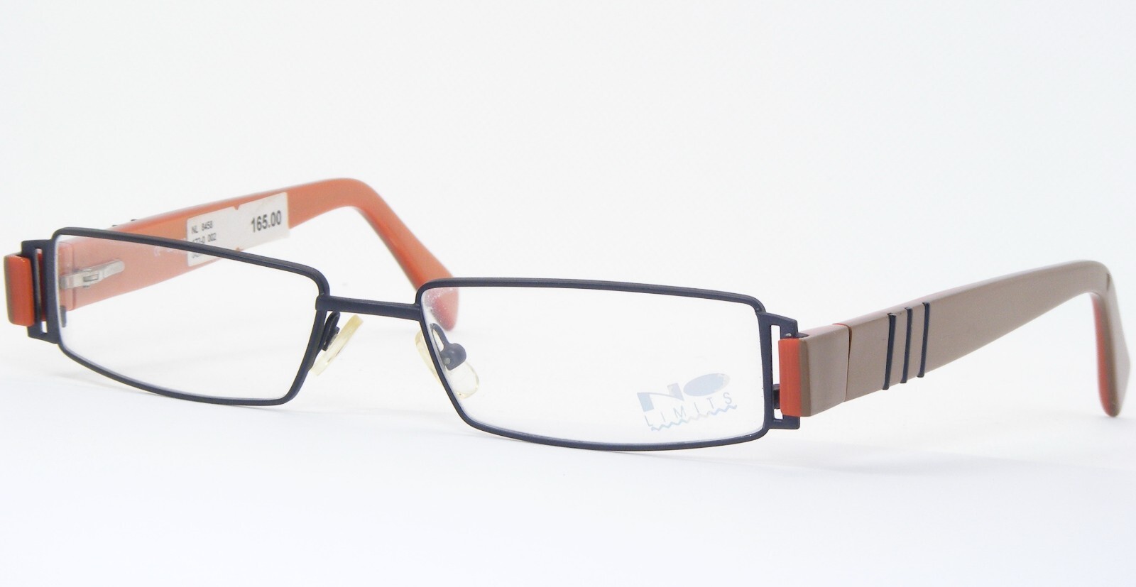 No Limits by AMA 8458 002 MATT BLACK /BROWN /ORANGE EYEGLASSES FRAME 52-... - $82.29