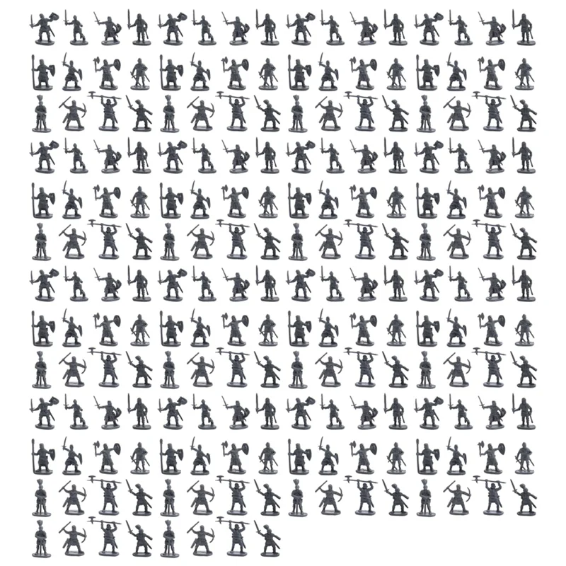 1:72 200/Set Plastic Ancient Soldier Figures Toy Archaic Soldiers Men Swordsman - £12.38 GBP+