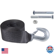 Goldenrod Dutton-Lainson 6248 15-ft Winch Strap w/ Hook 4000 lb - $36.22