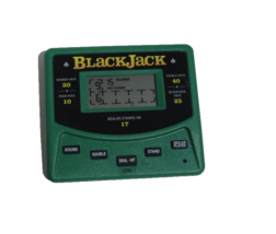 Classic Blackjack 21 Electronic Handheld Game Travel Portable - £3.10 GBP
