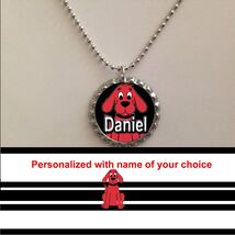 Clifford The Big Red Dog  personalized necklace with name of your choice... - $7.39