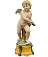 1890s Ginori Capodimonte Porcelain Cupid Figurine Italy Titled &quot;Armed Lo... - €189,97 EUR