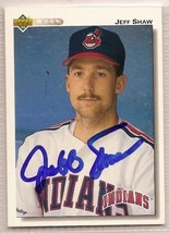 jeff shaw signed autographed card 1992 Upper Deck - £7.64 GBP