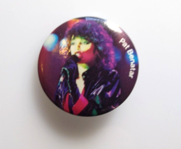 Pat Benatar Badge Pinback Button Original Vintage On Stage Rock Music Pi... - $20.69
