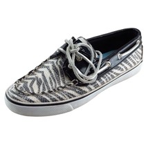 Sperry Top-Sider Boat Shoes Gray Fabric Women Shoes Size 7 Medium - $19.79